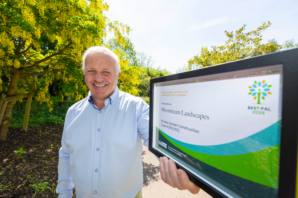 Pictured are Mark Mohan of Silverstream Landscapes. Photograph: Patrick Browne